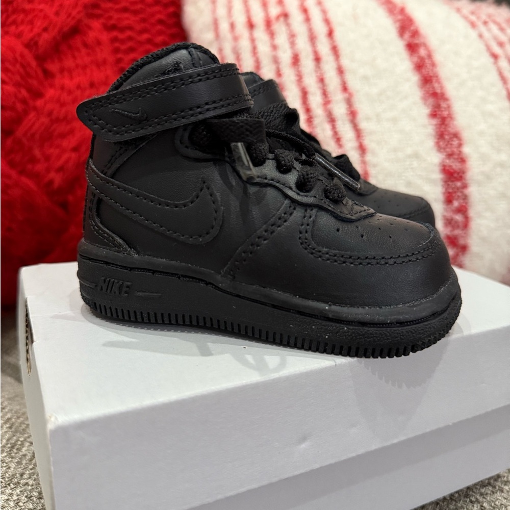 Nike Baby All-Black High-Top Sneakers